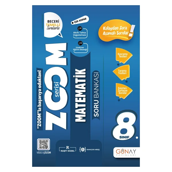 Günay Yayınları 8. Sınıf Zoom Matematik Soru Bankası - Görsel 8