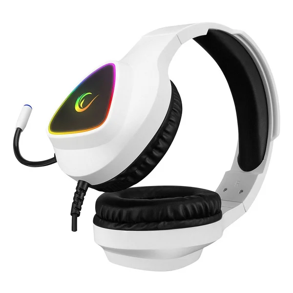 Rampage Moncher M7 Beyaz RGB 7.1 USB Kablolu Kulak Üstü Oyuncu Kulaklığı - Görsel 5