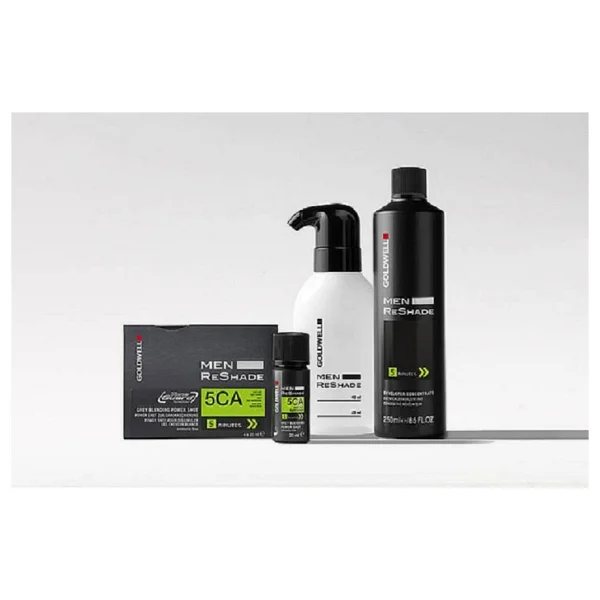 Goldwell Men Reshade 5ca Koyu Kahve Açık Kahve Erkeklere Özel Köpük Saç Boyası 4x20ml Losyon 250 Ml - Görsel 2