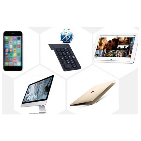 Apera Tr-59 Süper İnce Kablosuz Keypad Klavye Numlock Numped - Görsel 3