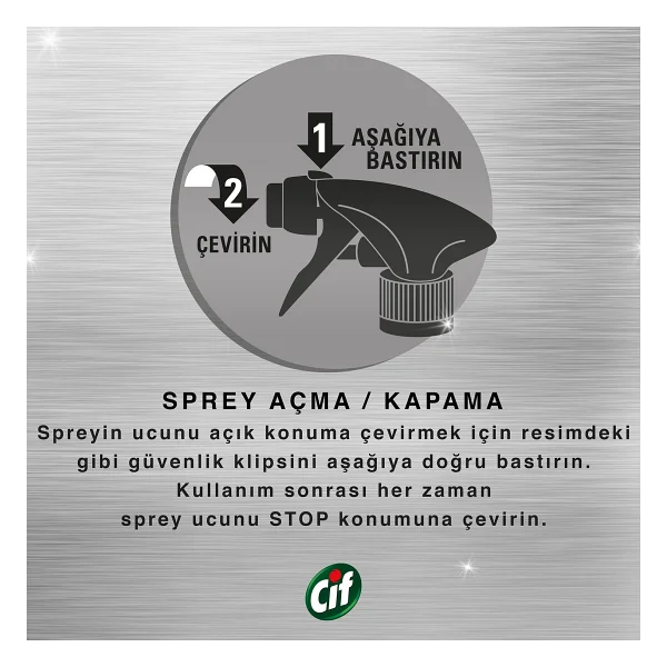 Cif Perfect Power Kireç & Pas Spreyi 435 Ml - Görsel 4