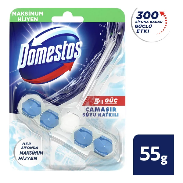 Domestos Wc Blok 5'li Güç Çamaşır Suyu Katkılı - Görsel 10