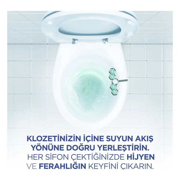 Domestos Wc Blok 5'li Güç Çamaşır Suyu Katkılı - Görsel 4