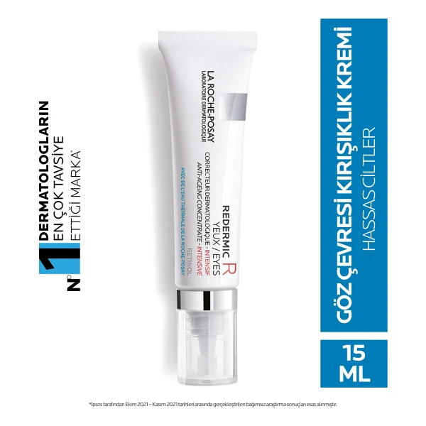 La Roche-Posay Redermic R Göz Çevresi Yoğun Bakım Kremi 15 Ml - Görsel 5