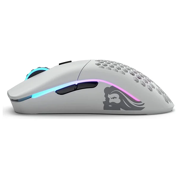 Glorious Model O Glo-Ms-Ow-Mw Mat Beyaz RGB Şarjlı Optik Kablosuz Oyuncu Mouse - Görsel 5