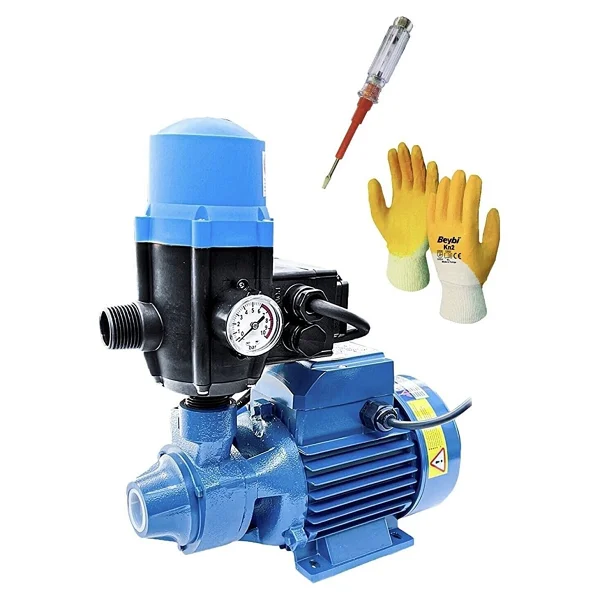 Schutzenger Alman Qb80 1.5 Hp Bakır Sargı Tank Santrifüj Otomatik Hidrofor Pompa Paket Hidrofor 53 Mt Dik Atar S - Görsel 2