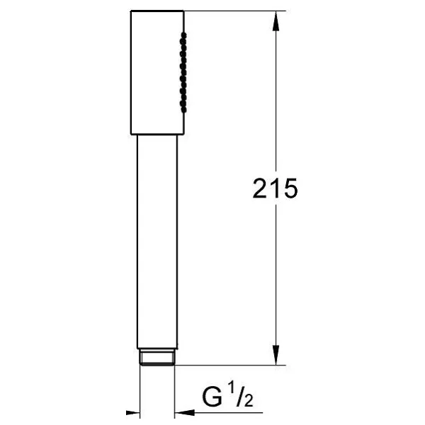 Grohe 26465 Sena Stick 1 Akışlı Duş Başlığı - Görsel 2