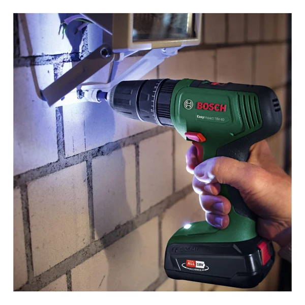 Bosch Easyımpact 18v-40 Tek Akülü 2 Ah Darbeli Vidalama Makinesi - Görsel 4