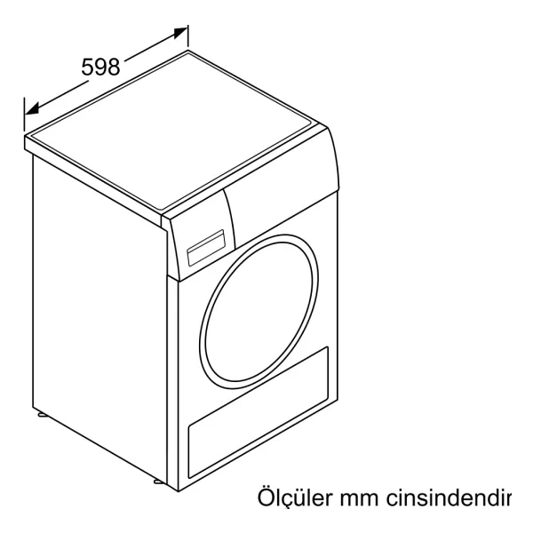 Bosch Wqg241a0tr 9 Kg Çamaşır Kurutma Makinesi - Görsel 10