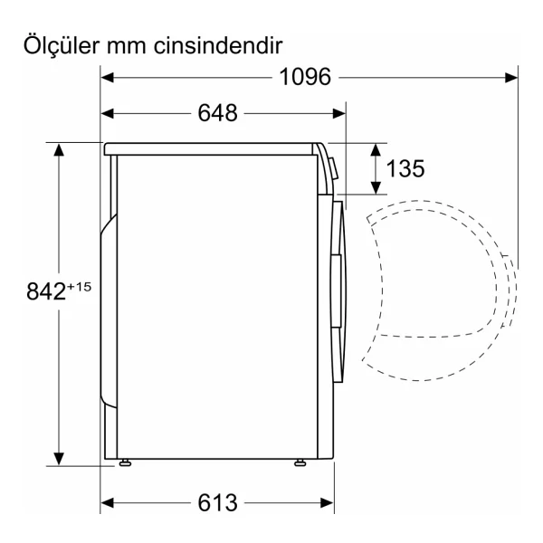 Bosch Wqg241a0tr 9 Kg Çamaşır Kurutma Makinesi - Görsel 9