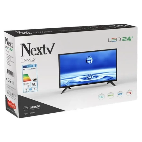 Next Ye-24020d2 HD 24" 61 Ekran Uydu Alıcılı LED Monitör TV - Görsel 9