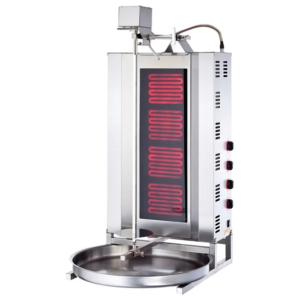 Işıkgaz Silverinox Ed-04 Üstten Motorlu 4 Radyanlı Elektrikli Döner Ocağı - Görsel 5