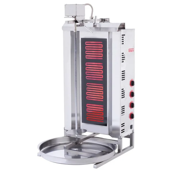 Işıkgaz Silverinox Ed-04 Üstten Motorlu 4 Radyanlı Elektrikli Döner Ocağı - Görsel 2