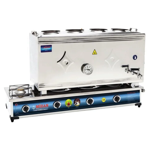 Mizan Doğalgazlı 60 Litre (304 Çelik) Çay Kazanı - Görsel 4