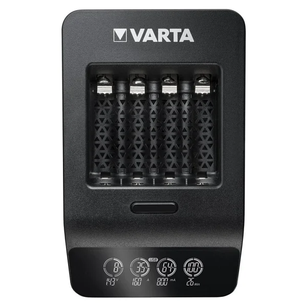 Varta 57684 Smart Lcd Pil Şarj Aleti + 2100 mAh 4'lü Aa Şarjlı Kalem Pil - Görsel 3