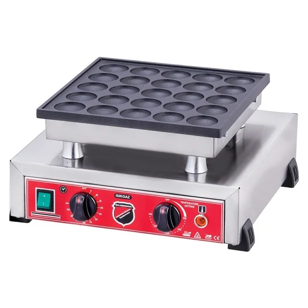 Işıkgaz Silverınox B10 Tekli Yuvarlak Kapaklı Bubble Waffle Makinesi - Görsel 2