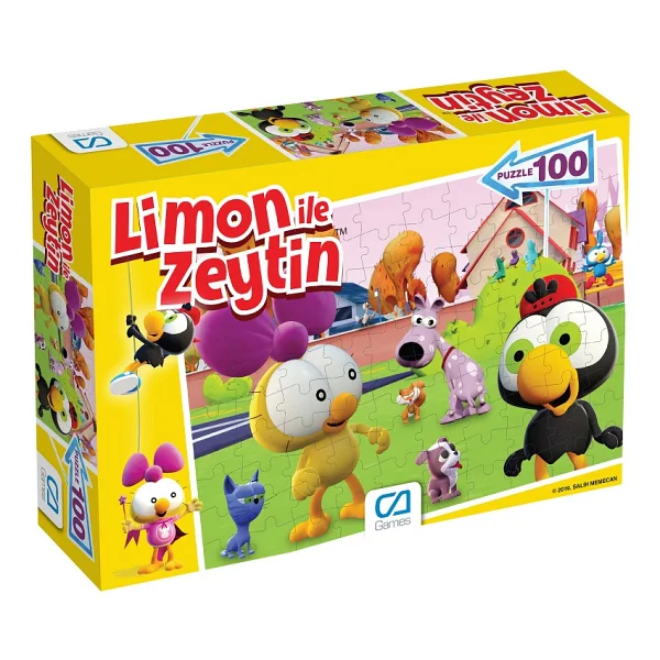 Ca Games Limon İle Zeytin Puzzle 100 Parça Ca-5084 - Görsel 2