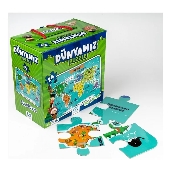 Ca Games Dünyamız Yer Puzzle 24 Parça 5025 - Görsel 3