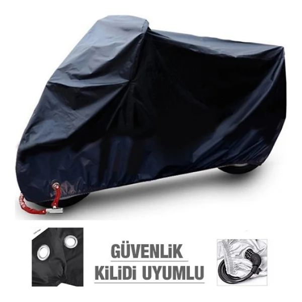 Autoen Premium Honda Valkyrie F6c Motosiklet Brandası Siyah - Görsel 2