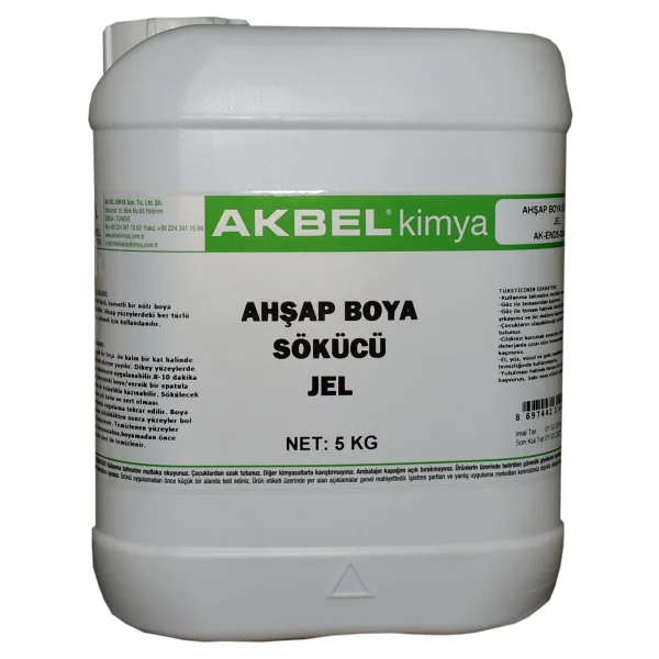 Akbel Ahşap Boya Sökücü Jel 5 Kg - Görsel 2