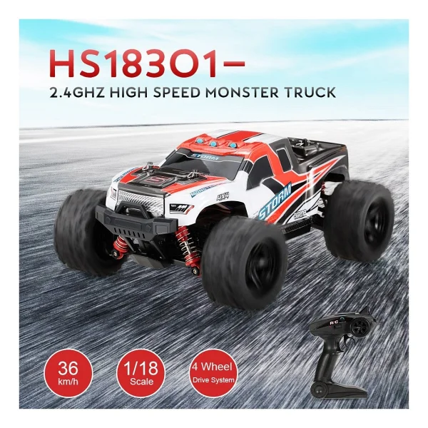 Gepettoys Extreme Elektrikli Thunder 40 Km Hız Yapan Uzaktan Kumandalı Pickup Jeep - Görsel 4
