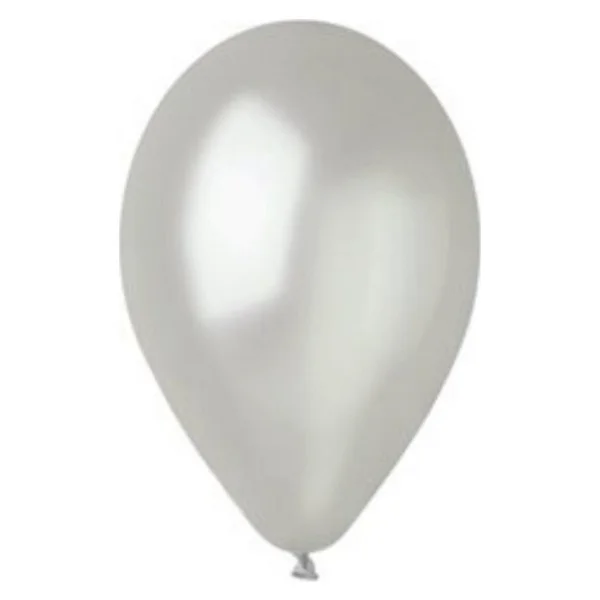 Gemar Metalik Balon Gümüş Rengi 100'lü Paket - Görsel 7