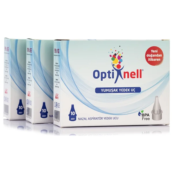Optinell Nazal Burun Aspiratörü Yedek Uç 3 Kutu - X3 - Görsel 7