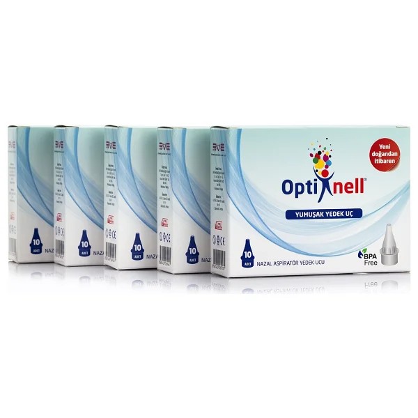 Optinell Nazal Burun Aspiratör Otribebe Uyumlu Yedek Uç 5 Kutu - Görsel 6