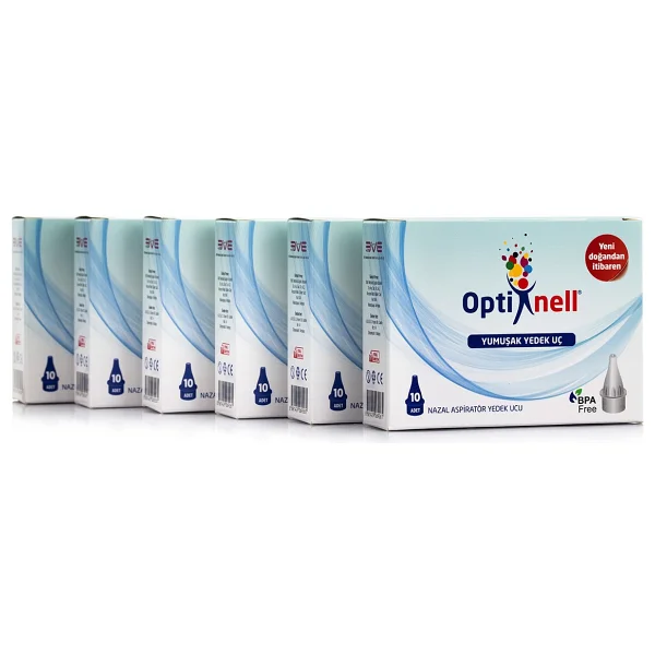 Optinell Nazal Otribebe Uyumlu Burun Aspiratör Yedek Uç 6 Kutu - X6 - Görsel 6