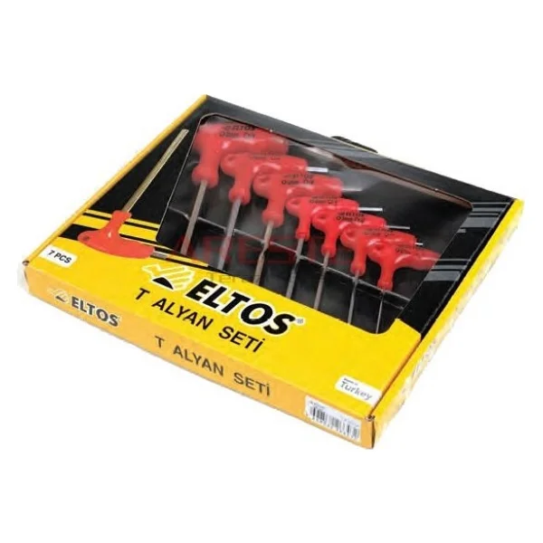 Eltos Tas007 7 Parça T Tipi Düz Alyan Anahtar Takımı - Görsel 2
