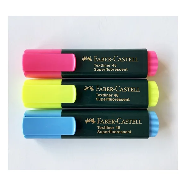 Faber Castell Faber Fosforlu Kalem 3'lü - Görsel 3