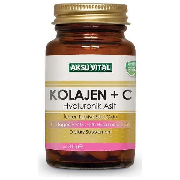 Aksu Vital Kolajen +C Vitamini Ve Hyaluronik Asit 60 Tablet - Görsel 7