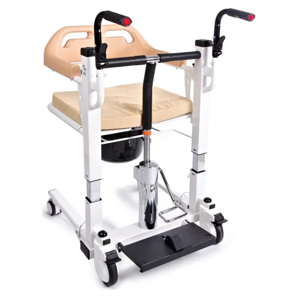 Comfort Plus Dm-160 Tuvaletli Ayak Pedallı Tekerlekli Sandalye - Görsel 2