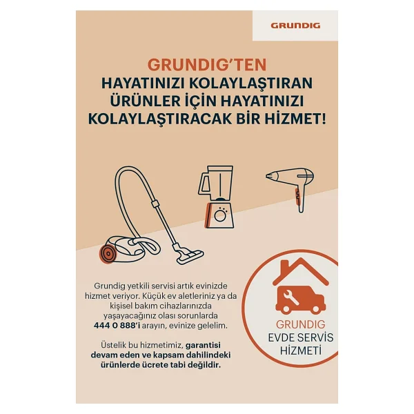 Grundig Vcp 3930 Şarjlı Dikey Süpürge - Görsel 8