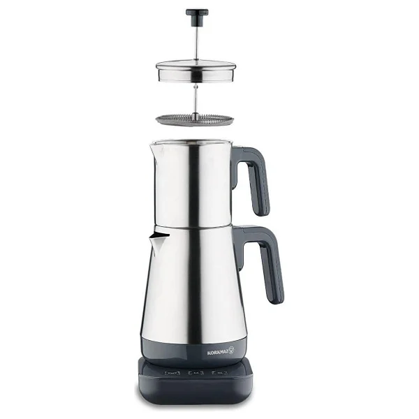 Korkmaz A850-01 Moderna Gri/Satin 1600 W Çay Makinesi - Görsel 2