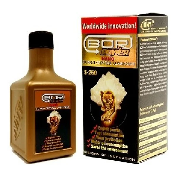 Bor Power S-250 Gold Güçlendirilmiş Bor İçerikli Motor Yağ Katkısı - Nnt Bor Power - Görsel 4