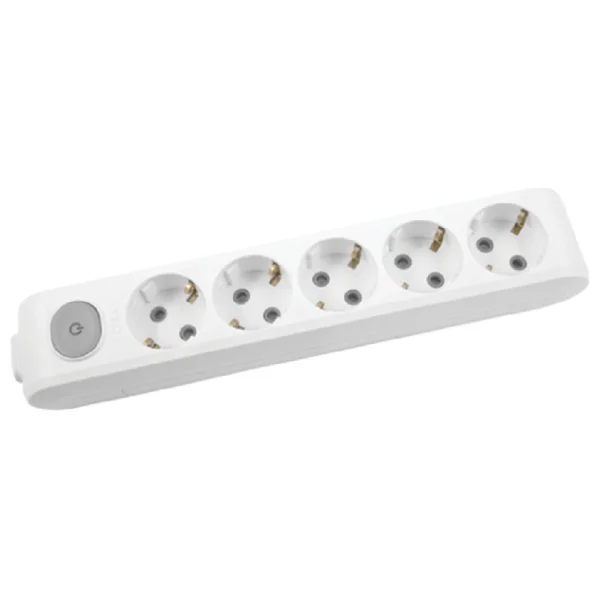 Viko Multi-let 90117500 Topraklı Anahtarlı Kablosuz Beyaz 5'li Priz - Görsel 2