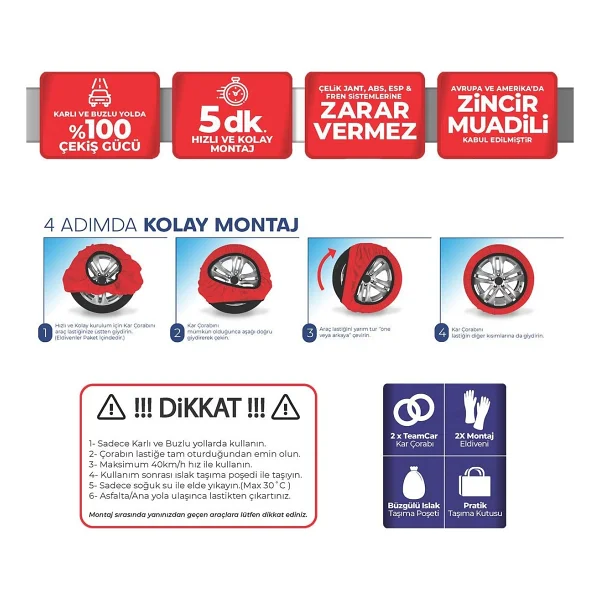 Teamcar Yeni Nesil Kar Çorabı - Görsel 2