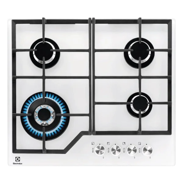 Electrolux KGG64362W Wok Gözlü Beyaz Cam Ankastre Ocak - Görsel 2