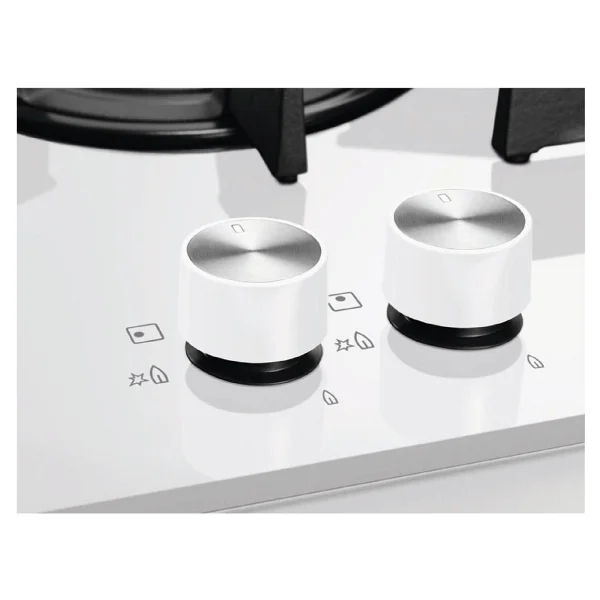 Electrolux KGG64362W Wok Gözlü Beyaz Cam Ankastre Ocak - Görsel 4