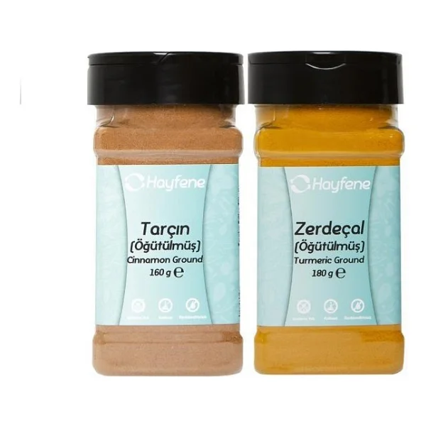 Hayfene Tarçın Toz 160 Gr + Zerdeçal Toz 180 Gr 2'li - 330 Gr - Görsel 3