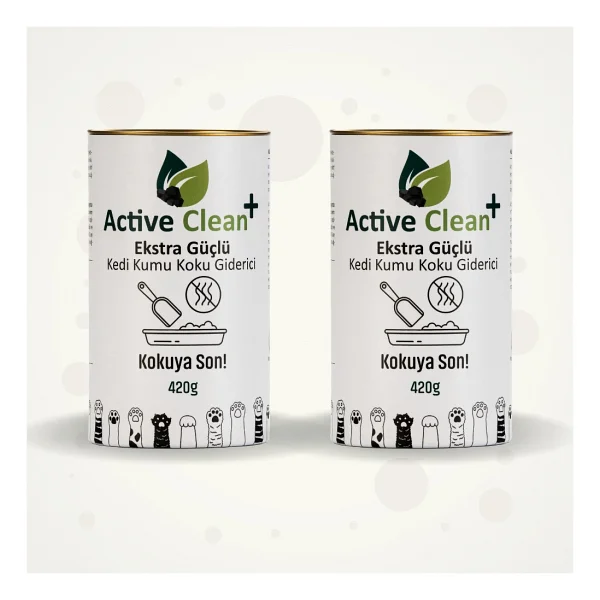 Active Clean Plus 420 Gr 2'li Kedi Kumu Koku Giderici - Görsel 5