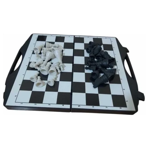 Zeno Toys Çantalı Satranç Dama Tavla Seti - Renkli - Görsel 3