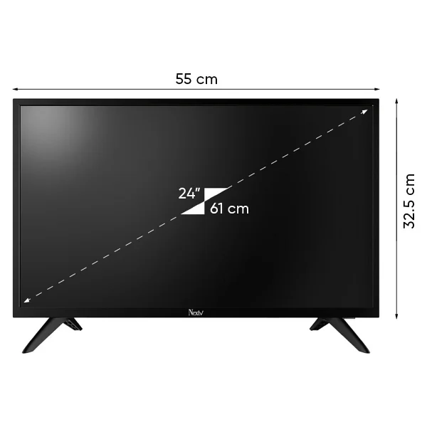 Next Ye-24020d2 HD 24" 61 Ekran Uydu Alıcılı LED Monitör TV - Görsel 7