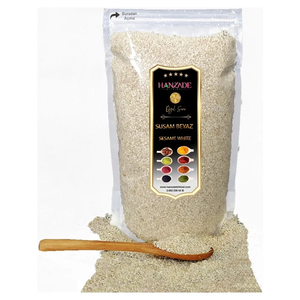 Hanzade Bitkisel Beyaz Susam 100 Gr - Görsel 6