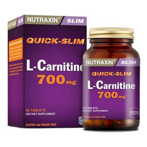 Nutraxin L-Carnitine 60 Tablet Yüksek Dozda Vegan Dostu İçerik Türkiye Menşeli - Görsel 6