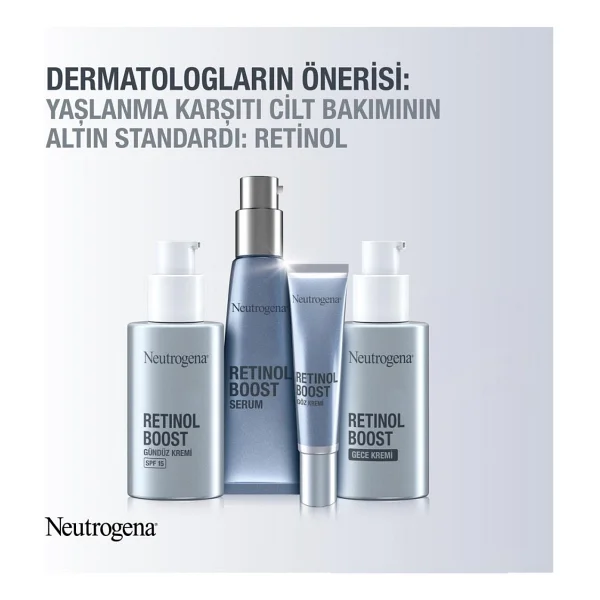 Neutrogena Retinol Boost SPF15 Gündüz Kremi - Saf Retinol ve Hiyalüronik Asit İçeren Yaşlanma Karşıtı Bakım, Tüm Cilt Tipleri, 50 ml - Görsel 9