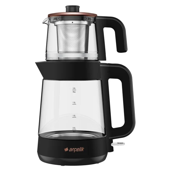 Arçelik Cm 6964 S Resital Siyah 1900 W Cam Çay Makinesi - Görsel 6