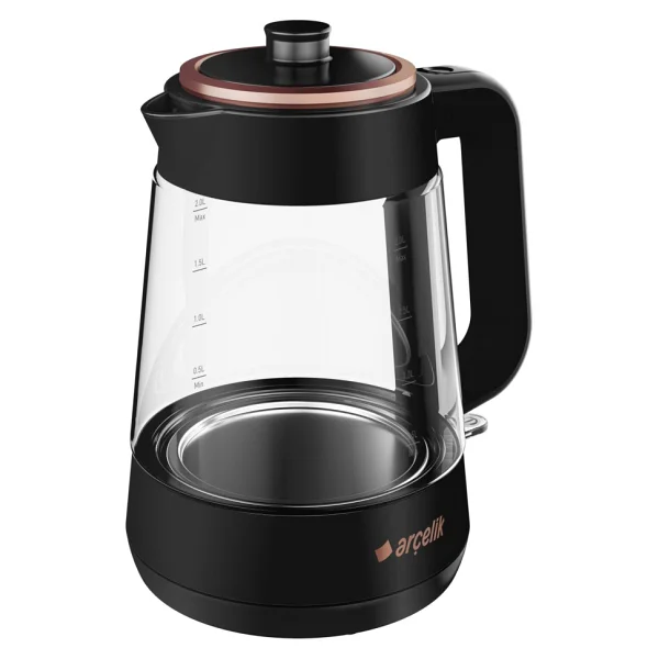 Arçelik Cm 6964 S Resital Siyah 1900 W Cam Çay Makinesi - Görsel 3