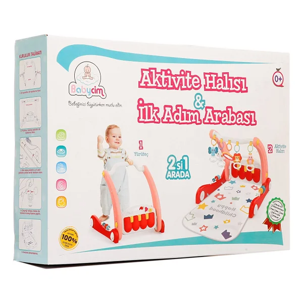 Babycim Aktivite Halısı & İlk Adım Arabası - Görsel 2